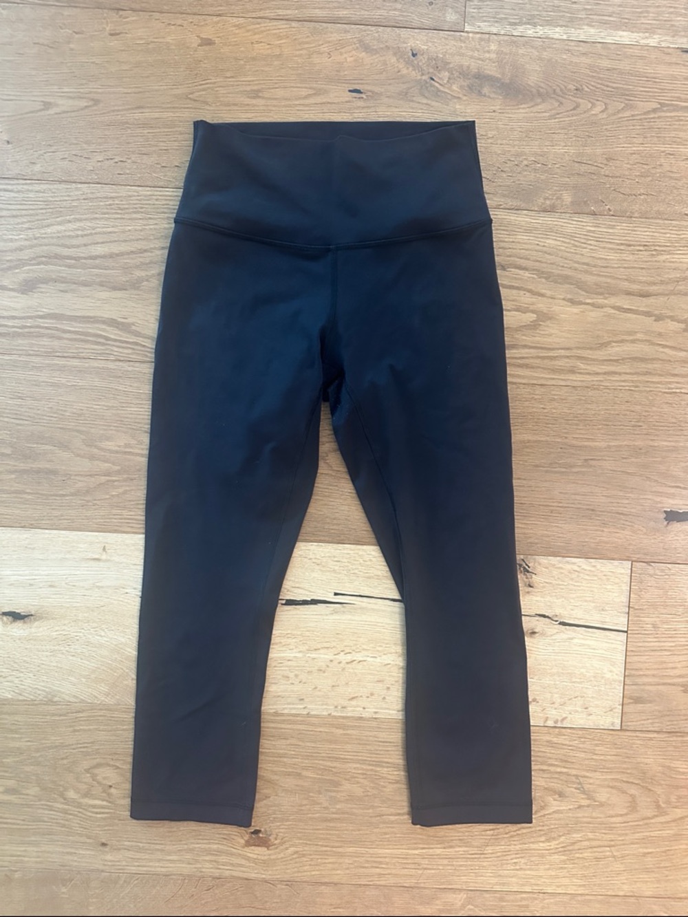 Lululemon Black High-Waist Active Crop Leggings
